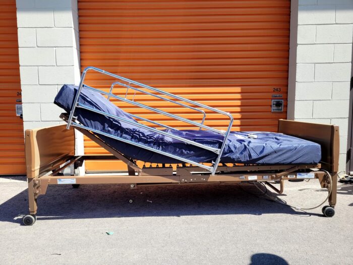 Hospital Bed with mattress and rails - Image 2